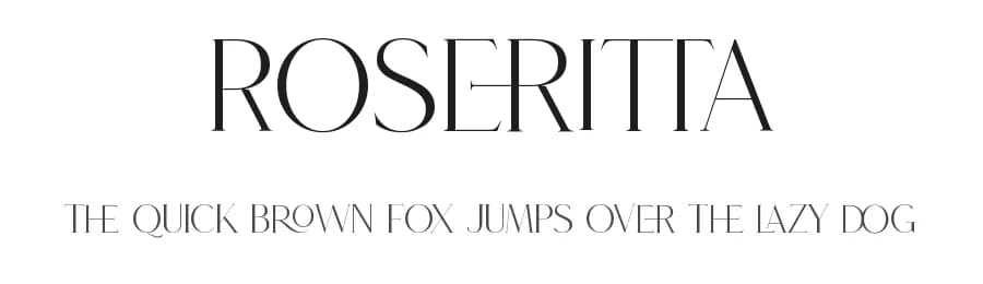 Roseritta by BrandSemut — Serif Font