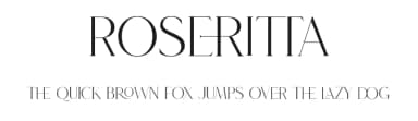 Roseritta by BrandSemut — Serif Font — thumbnail 1