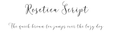 Rosetica Script by FadeLine Studio — Script Handwritten Font — thumbnail 1