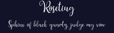 Roseting by Type on Studio — Script Handwritten Font — thumbnail 2