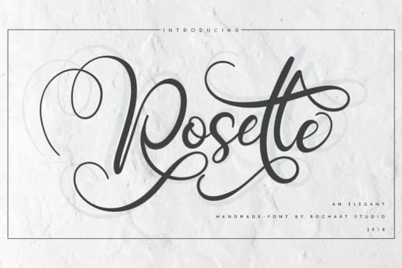 Rosette Font by RochArt — Script Handwritten Font
