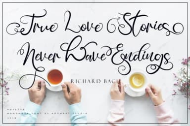 Rosette Font by RochArt — Script Handwritten Font — thumbnail 7