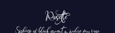 Rosette by Rochart Studio — Script Handwritten Font — thumbnail 2