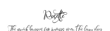 Rosette by Rochart Studio — Script Handwritten Font — thumbnail 1