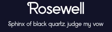 Rosewell by Bintang Creatype — Sans Serif Font — thumbnail 2