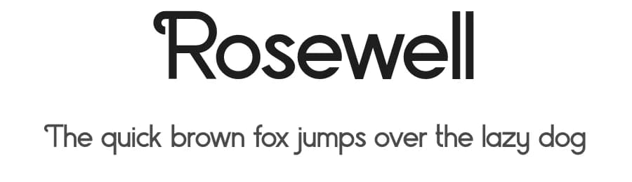 Rosewell by Bintang Creatype — Sans Serif Font