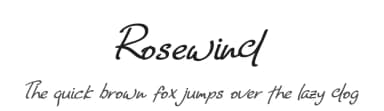 Rosewind by Hanif Arifinsyah — Script Handwritten Font — thumbnail 1