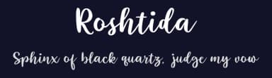 Roshtida by Brithos Type — Script Handwritten Font — thumbnail 2