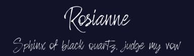 Rosianne by HandletterYean — Script Handwritten Font — thumbnail 2