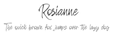 Rosianne by HandletterYean — Script Handwritten Font — thumbnail 1
