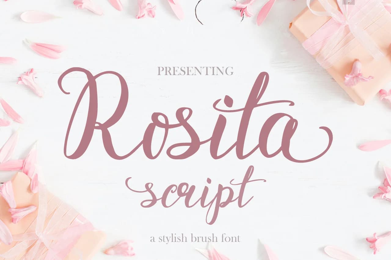 Rosita Script Font by tregubova.jul — Script Handwritten Font