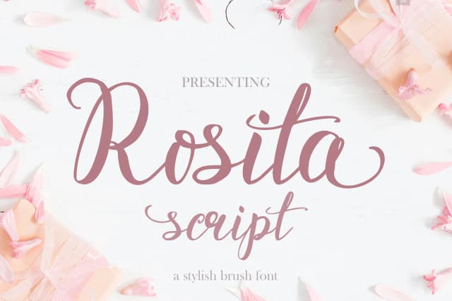 Rosita Script Font by tregubova.jul — Script Handwritten Font