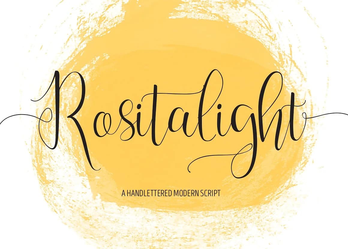 Rositalight Font by Masketer — Script Handwritten Font