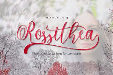 Rositha Font by Meutuwah — Script Handwritten Font — thumbnail 1