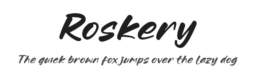Roskery by Letterena Studios — Script Handwritten Font