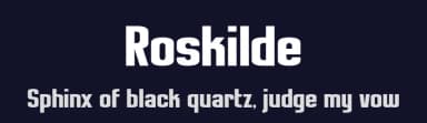 Roskilde by Hanoded — Sans Serif Font — thumbnail 2