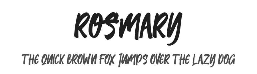 Rosmary by Skiiller Studio — Script Handwritten Font