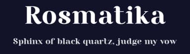 Rosmatika by Ali Hamidi — Serif Font — thumbnail 2