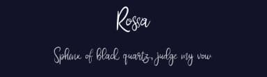 Rossa by Vunira Design — Script Handwritten Font — thumbnail 2