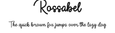 Rossabel by Fillo Graphic — Script Handwritten Font — thumbnail 1