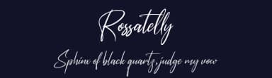 Rossatelly by Abas Creative — Script Handwritten Font — thumbnail 2