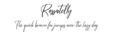 Rossatelly by Abas Creative — Script Handwritten Font — thumbnail 1