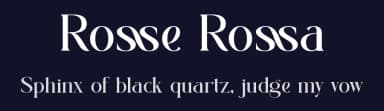 Rosse Rossa by Muflieart — Serif Font — thumbnail 2