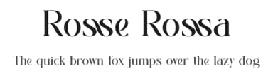 Rosse Rossa by Muflieart — Serif Font — thumbnail 1