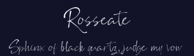 Rosseate by Thanoestd — Script Handwritten Font — thumbnail 2