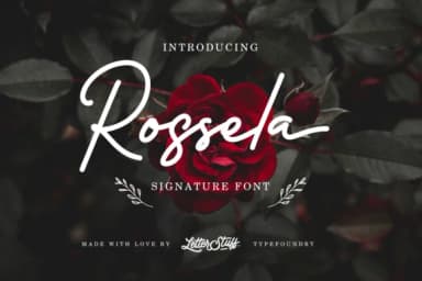 Rossela Font by herbanuts — Script Handwritten Font — thumbnail 1