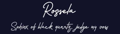 Rossela by LetterStuff Typefoundry — Script Handwritten Font — thumbnail 2