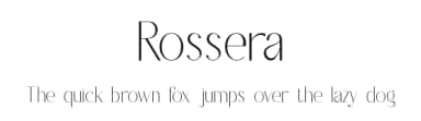 Rossera by Slide Shoot Type — Sans Serif Font — thumbnail 1