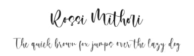 Rossi Mithori by Asd Studio — Script Handwritten Font — thumbnail 1