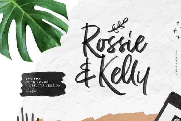 Rossie Kelly Font by saridezra — Script Handwritten Font