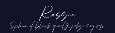 Rossie by BrandSemut — Script Handwritten Font — thumbnail 2