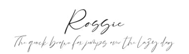 Rossie by BrandSemut — Script Handwritten Font — thumbnail 1