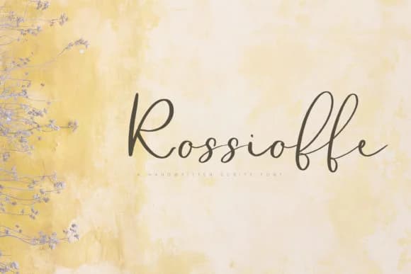 Rossioffe Font by Primafox Design — Script Handwritten Font