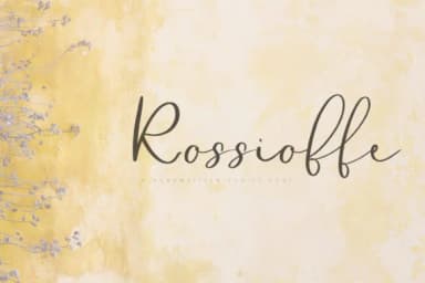 Rossioffe Font by Primafox Design — Script Handwritten Font — thumbnail 1