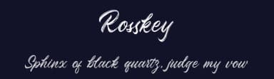 Rosskey by Sancrea Studio — Script Handwritten Font — thumbnail 2