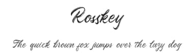 Rosskey by Sancrea Studio — Script Handwritten Font — thumbnail 1