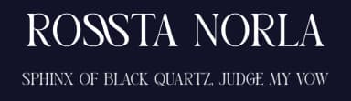 Rossta Norla by Muflieart — Serif Font — thumbnail 2