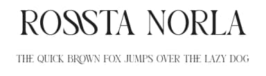 Rossta Norla by Muflieart — Serif Font — thumbnail 1