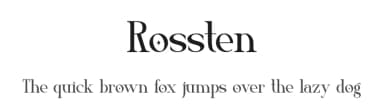 Rossten by Gilang Ternadho — Serif Font — thumbnail 1