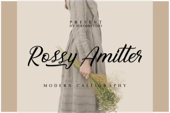 Rossy Amitter Font by Serin Studio — Script Handwritten Font
