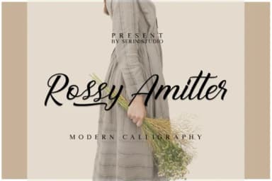 Rossy Amitter Font by Serin Studio — Script Handwritten Font — thumbnail 1