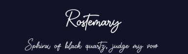 Rostemary by Almarkhatype — Script Handwritten Font — thumbnail 2