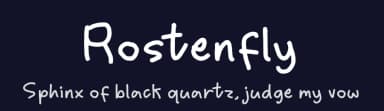 Rostenfly by Letterena Studios — Script Handwritten Font — thumbnail 2