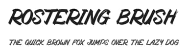 Rostering Brush by Kotak Kuning Studio — Script Handwritten Font — thumbnail 1