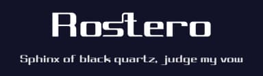 Rostero by Absonstype Studio — Sans Serif Font — thumbnail 2