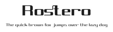 Rostero by Absonstype Studio — Sans Serif Font — thumbnail 1